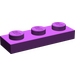 LEGO Violet-pourpre assiette 1 x 3 (3623)