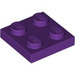 LEGO Lila Platte 2 x 2 (3022 / 94148)
