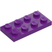 LEGO Purple Plate 2 x 4 (3020)