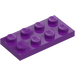 LEGO Purple Plate 2 x 4 (3020 / 5584)