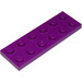 LEGO Violet-pourpre assiette 2 x 6 (3795)