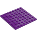 LEGO Purple Plate 8 x 8 (41539 / 42534)