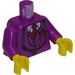 LEGO Morado Quirrell Torso con Morado Brazos y Amarillo Manos (973 / 73403)