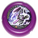 LEGO Purple Technic Bionicle Weapon Throwing Disc with Energy, 3 Pips, Electro Logo (32171)