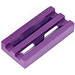 LEGO Violet Tuile 1 x 2 Grille (avec Bottom Groove) (2412 / 30244)