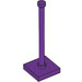 LEGO Purple Tile 2 x 2 Road Sign Base (without Stop Ring) (30256)