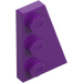 LEGO Morado Cuña Placa 2 x 3 Ala Derecha  (43722)