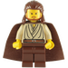 LEGO Qui-Gon Jinn mit Umhang und Gelb Kopf Minifigur