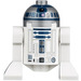 LEGO R2-D2 Minifigure with Flat Silver Head, Lavender Dots and Dark Blue