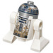 LEGO R2-D2 mit Dirt Stains auf Vorderseite Minifigur