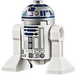 LEGO R2-D2 with Flat Silver Head and Dark Pink Dots Minifigure