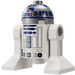 LEGO R2-D2 met Plat Zilver Hoofd en Dark Roze Dots met Printed Rug Minifiguur