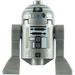 LEGO R2-Q2 met Plat Zilver Body Minifiguur