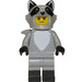 LEGO Raccoon Costume Fan minifiguur