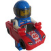 LEGO Race Coche Guy Minifigura