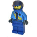 LEGO Race Car Rally Driver with Lightning Bolt Minifigure