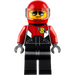 LEGO Race Flugzeug Pilot Minifigur