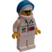 LEGO Racer z Niebieski Okulary słoneczne Minifigurka