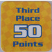 LEGO Racers Game Third Place 50 Points Card