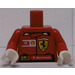 LEGO Racers Torso met &#039;R. Barrichello&#039; en &#039;Vodafone&#039; Decoratie (973)