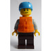 LEGO Rafter met Medium Stone Grijs Sweatshirt minifiguur