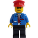 LEGO Railway Employee 6 minifiguur