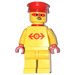 LEGO Railway Employee Lego Loco 1, Red Plastic Cape Minifigure