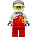 LEGO Rally Bil Mann Minifigur