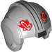 LEGO Rebel Pilot Helmet with Skyhopper Red and White Markings (19514 / 30370)