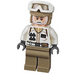 LEGO Rebel Trooper (Hoth) med Mörk Gulbrun Hjälm och Vit Skägg Minifigur