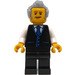 LEGO Receptionist with Black Waistcoat and Blue Tie Minifigure