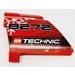 LEGO Red 3D Panel 23 with &#039;8272&#039; and Technic Logo Sticker (44352 / 44353)