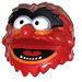 LEGO Rood Dier Muppet Hoofd