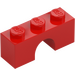 LEGO Red Arch 1 x 3 (4490)