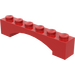 LEGO rouge Arche
 1 x 6 Arc surélevé (92950)