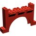 LEGO Red Arch 2 x 12 x 6 Wall with Slopes (30272)
