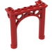 LEGO Red Arch 2 x 6 x 5 Ornamented (2145)