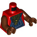 LEGO Red B.A. Baracus Minifig Torso (973 / 76382)