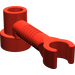 LEGO rouge Barre 1 x 3 avec Verticale Agrafe (4735)
