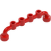 LEGO Rot Stange 1 x 6 mit geschlossenen Noppen (1764 / 6140)