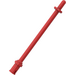LEGO Red Bar 7.6 with Stop with Rounded End (2714)