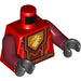 LEGO Red Battle Suit Macy Minifig Torso (973 / 76382)
