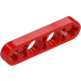 LEGO Red Beam 4 x 0.5 Thin with Axle Holes (32449 / 63782)