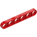 LEGO Červená nosník 6 x 0.5 Tenký (28570 / 32063)