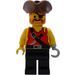 LEGO Rood Beard Runner Pirate met Haak minifiguur