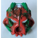 LEGO Rouge Bionicle Hau Nuva Masquer avec Vert Forehead