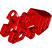 LEGO rot Bionicle Toa Foot mit Kugelgelenk (Abgerundete Oberteile) (32475)