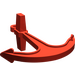 LEGO rouge Boat Anchor (2564)