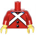 LEGO Red BR Toystores 50th Anniversary Mascot Torso (973)