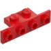 LEGO Rood Beugel 1 x 2 - 1 x 4 met afgeronde hoeken (2436 / 10201)